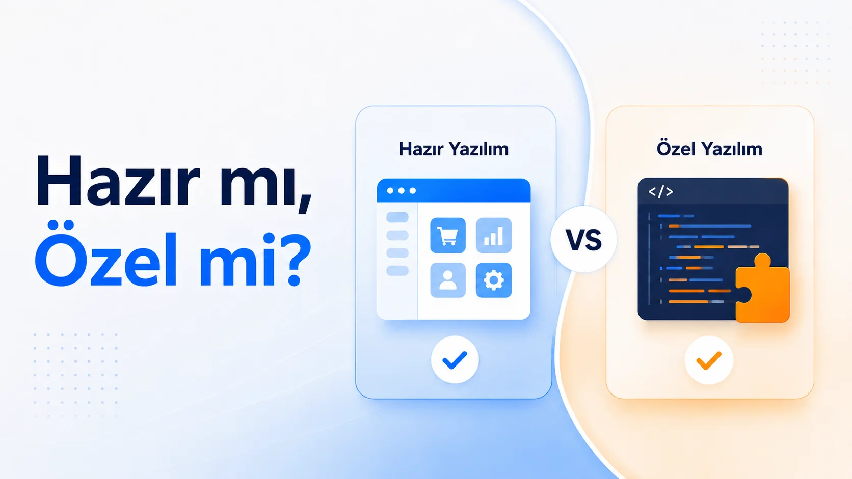 Comparison of off-the-shelf and custom software options by security, flexibility and long-term value.